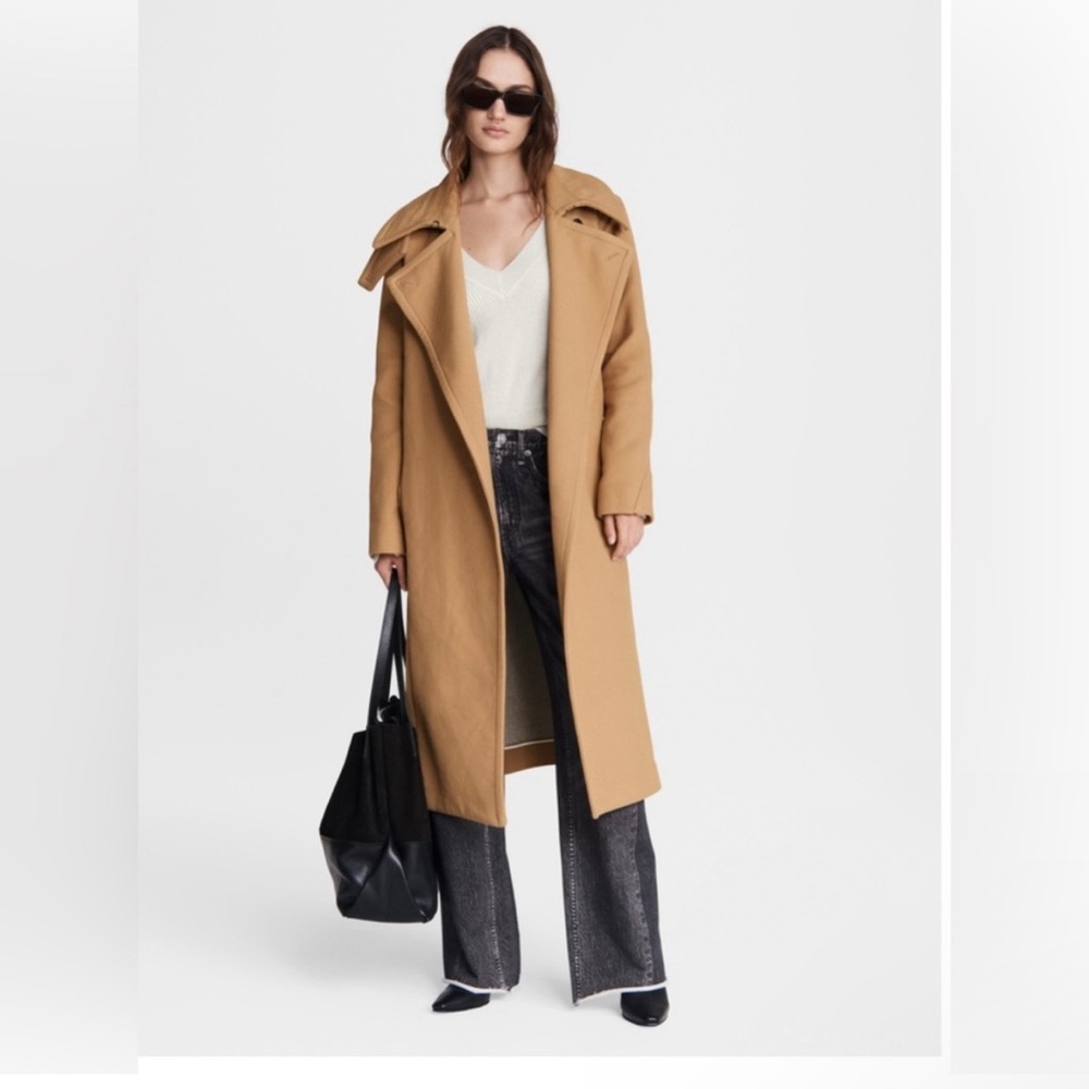 Rag & Bone: Amber wool blend trench coat